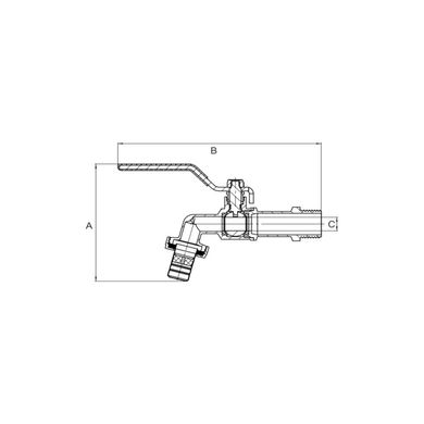 Кран поливу 1/2" (ASG)