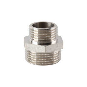 Ниппель редукционный 1 1/4"х1/2" никель (ASG)