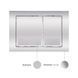 Готовое решение Qtap для ванной комнаты: подвесной унитаз Swan Rimless + комплект инсталляции Nest 4 в 1 (квадратная клавиша Chrome)