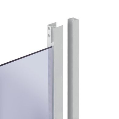 Душевая кабина Lidz Wawel SC80x80.SAT.LOW.GR, стекло тон. 4 мм + Lidz Душевой поддон KAPIELKA ST80x80х14