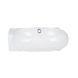 Раковина Qtap Leo 420x280x150 White с донным клапаном QT11115011LW