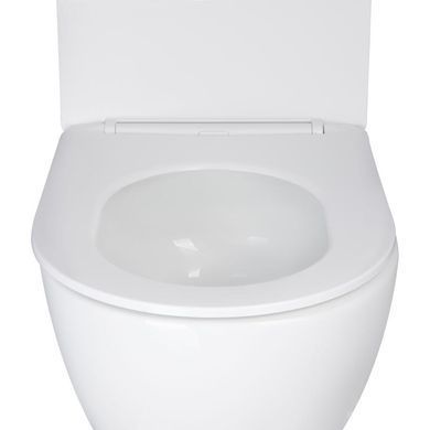 Унитаз подвесной Qtap Robin New безободковый с сиденьем Soft-close QT1333046EUQW