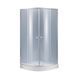Душевая кабина Lidz Latwa SC90x90.SAT.LOW.GR, стекло тон. 4 мм + Lidz Душевой поддон KAPIELKA ST90x90x15