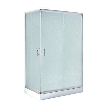 Душевая кабина Lidz Wawel SC100x80.SAT.LOW.FR, стекло Frost 5 мм + Lidz Душевой поддон KAPIELKA ST100x80х14