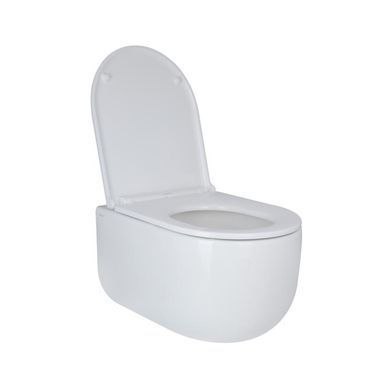 Унитаз подвесной Qtap Taurus безободковый с сиденьем Soft-close QT2433084EUQW