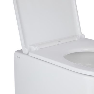Унитаз подвесной Qtap Taurus безободковый с сиденьем Soft-close QT2433084EUQW