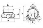 Ревізійний колодязь (кінета) 400/160 прохідний