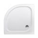 Душова кабіна Lidz Latwa SC90x90.SAT.LOW.FR, скло Frost 4 мм + Lidz Душовий піддон KAPIELKA ST90x90x15