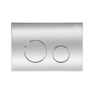 Готове рішення Qtap для ванної кімнати: підлоговий унітаз Swan Rimless + комплект інсталяції Nest 2 в 1 (кругла клавіша Chrome)