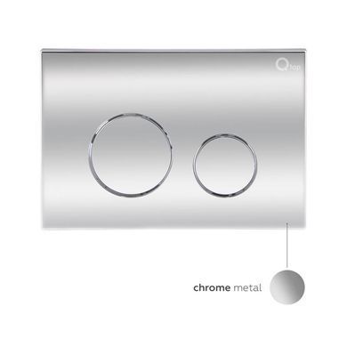 Готовое решение Qtap для ванной комнаты: подвесной унитаз Jay Rimless + комплект инсталляции Nest 4 в 1 (круглая клавиша Chrome)