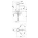 Змішувач для раковини Qtap Scorpio QTSCOR1050105B Black Matt