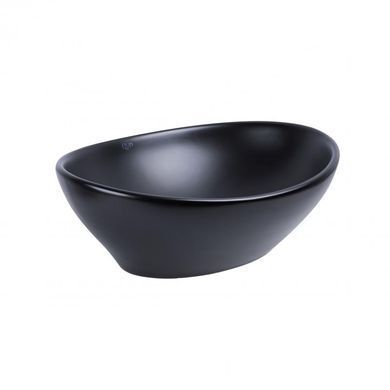 Раковина-чаша Qtap Dove 410х335х145 Matt black QT06116062AMB
