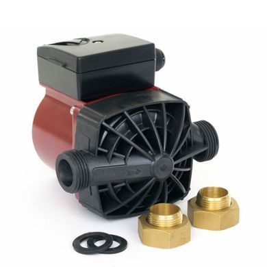 Насос циркуляційний 100Вт Hmax 6м Qmax 75л/хв &Oslash;1" 130мм (пластик)+гайки &Oslash;&frac34;" AQUATICA (774130)