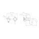 Смеситель для раковины Qtap Scorpio скрытого монтажа QTSCOR3050105B Black Matt