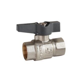 Кран кульовий 1/2" ВВ метелик (ASG+)