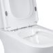 Унітаз-компакт Qtap Presto Quadro безободковий з сидінням Soft-close QT24221215AW