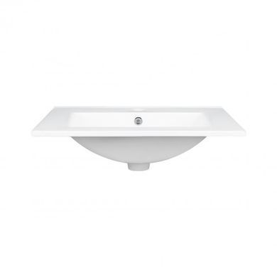 Раковина Qtap Albatross 600х470х180 White с донным клапаном QT01113060CW