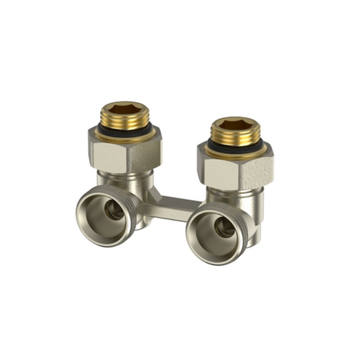 Вузол нижнього підключення 1/2"x3/4" кутовий ASG