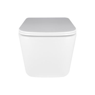 Готовое решение Qtap для ванной комнаты: подвесной унитаз Crow Ultra Quiet + комплект инсталляции Nest 4 в 1 (квадратная клавиша Chrome)
