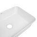 Комплект Qtap Virgo: Раковина накладна прамокутна 490х350х110 мм White + Донний клапан PU02