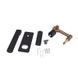 Смеситель для раковины Qtap Slavonice скрытого монтажа QTSLA3040103DB Black Matt