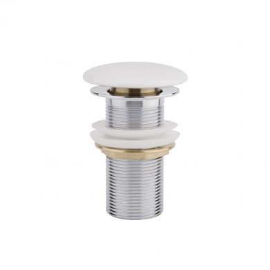 Раковина-чаша Qtap Kolibri 430х430х150 White з донним клапаном QT1011K396W