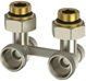 Вузол нижнього підключення вентильний 1/2"x3/4" кутовий ASG