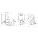 Унітаз-компакт Qtap Stork/Swan безобідковий з сідінням Soft-close QT15222178W