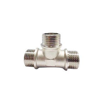 Тройник 1/2" ННН никель (ASG)