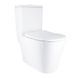 Унитаз-моноблок напольный Qtap Swan Ultra Quiet безободковый с сиденьем Soft-Close WHITE QT16226080AW