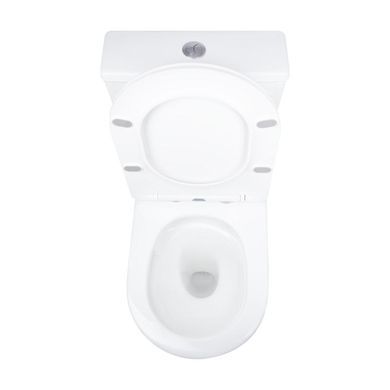 Унитаз напольный Qtap Vlasta Ultra Quiet безободковый с сиденьем Soft-close WHITE QT28228300W
