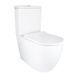 Унитаз напольный Qtap Grand Ultra Quiet безободковый с сиденьем Soft-close WHITE QT26228301W
